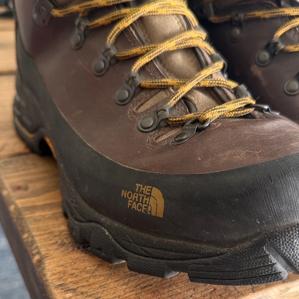 The North Face Brown Leather Hiking Boots – GORE-TEX – Good Condition - Picture 3 of 12
